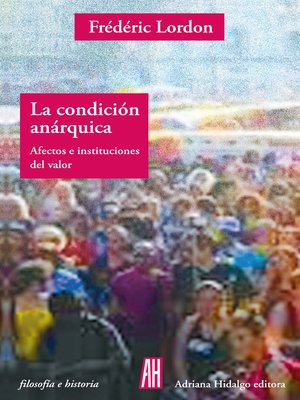 cover image of La condición anárquica